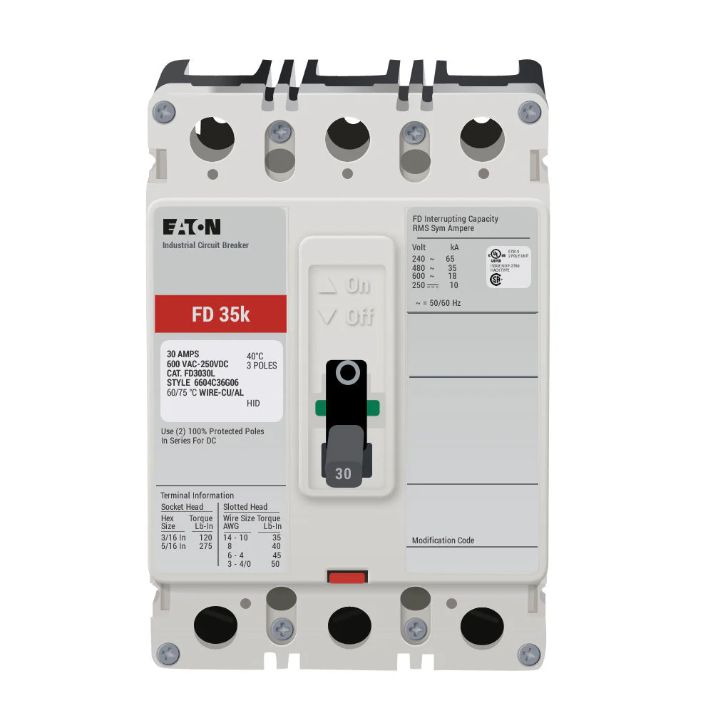 Eaton Series C F-Frame 30A Circuit Breaker